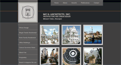 Desktop Screenshot of milosavcekic-architects.com